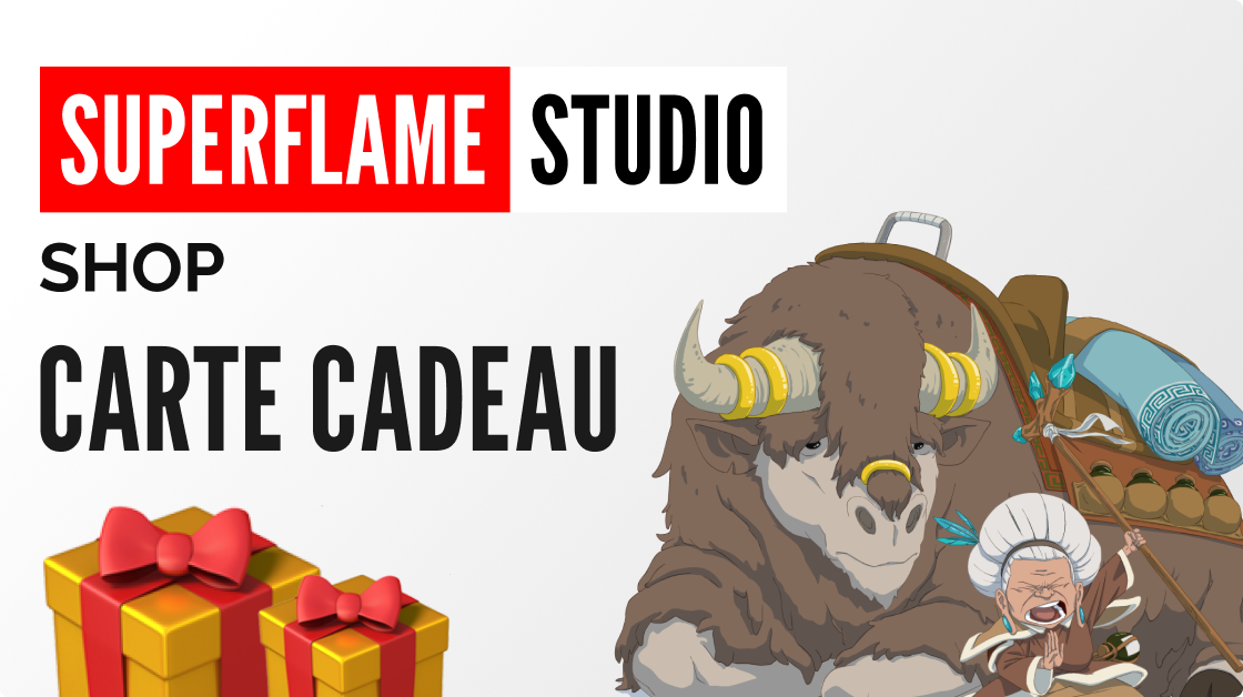 Carte-cadeau SUPERFLAME STUDIO SHOP