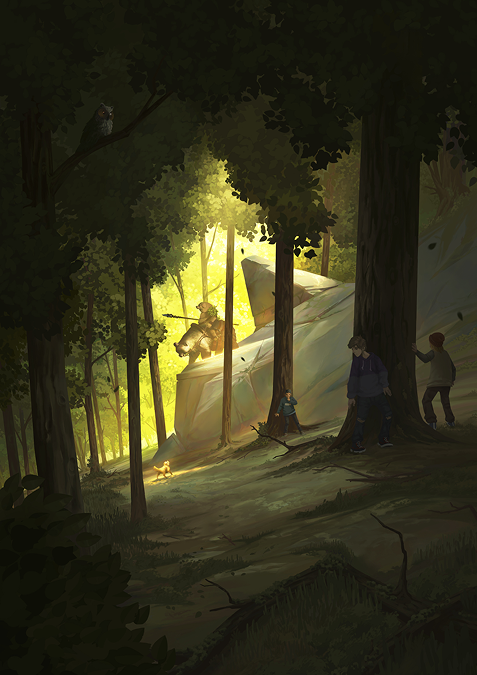 Poster A3 La Forêt sans Fin