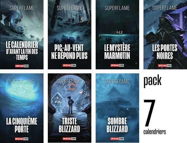 Pack 7 Calendriers de Superflame